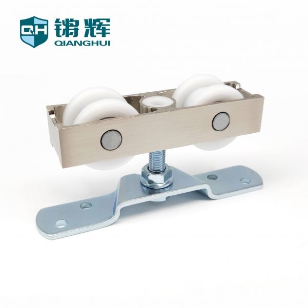 三门同步同向联动门滑轮