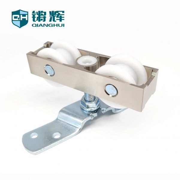 三门同步同向联动门滑轮