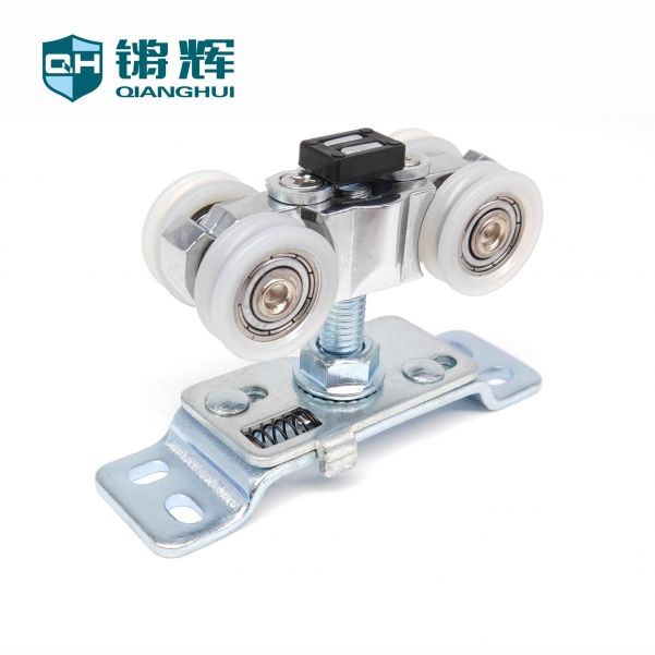 气压分体式双向阻尼木门滑轮