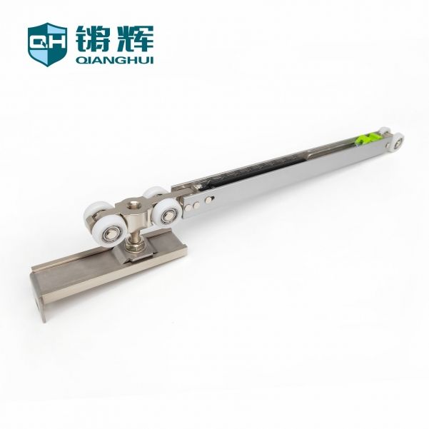 气压一体式双向阻尼木门滑轮