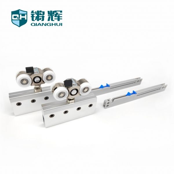液压分体式双向阻尼玻璃门滑轮