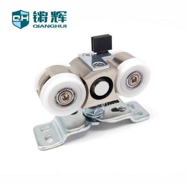 液压分体式双向阻尼木门滑轮